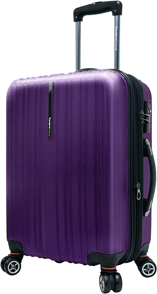 Travelers Choice Tasmania 100 Pure Polycarbonate Expandable Spinner Luggage