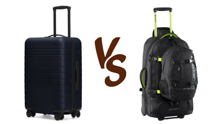 Spinner Luggage Vs. Wheeled Backpack: Comparing Sizes & Uses