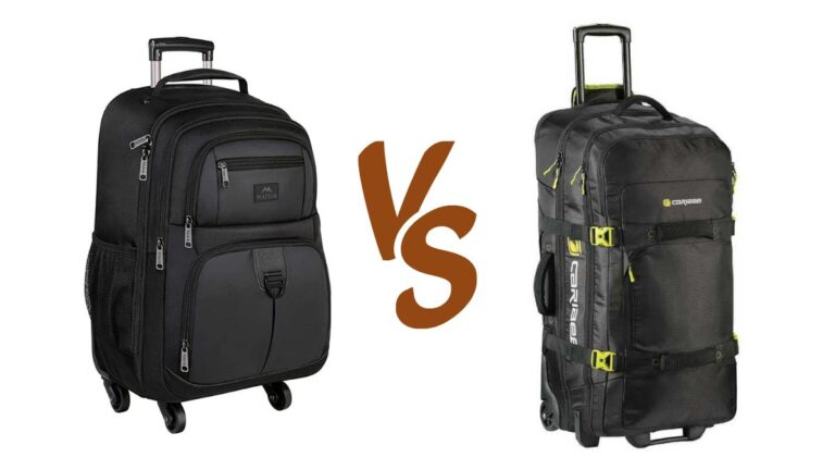 Wheeled Backpack Vs. Wheeled Luggage Bag: Comparing Sizes & Uses