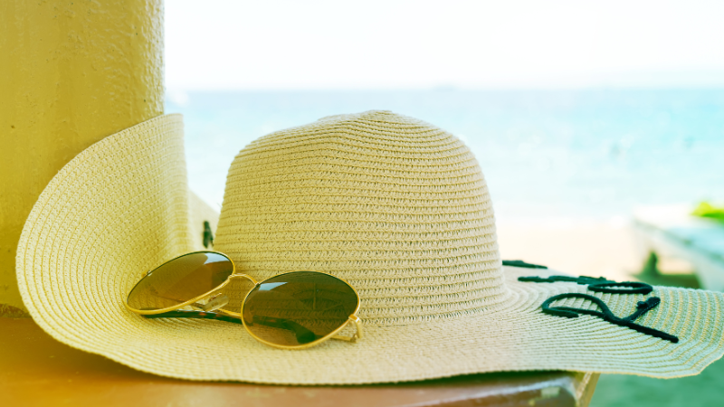 Sunhat and Sunglasses