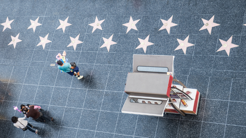 The Hollywood Walk of Fame