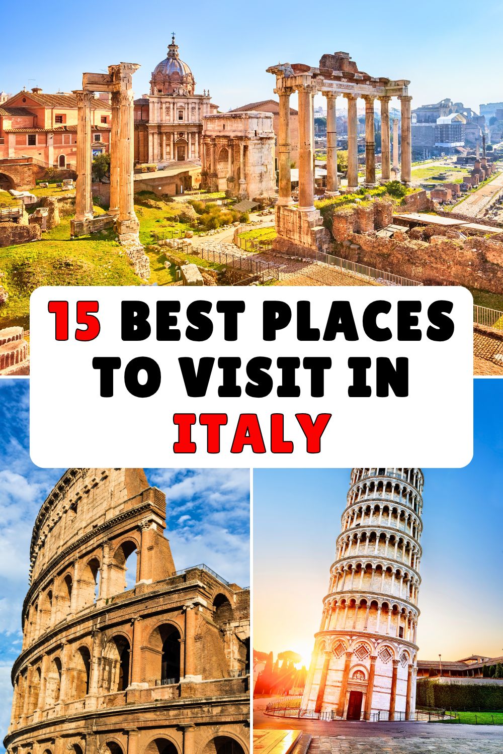 Best Places to Visit in Italy