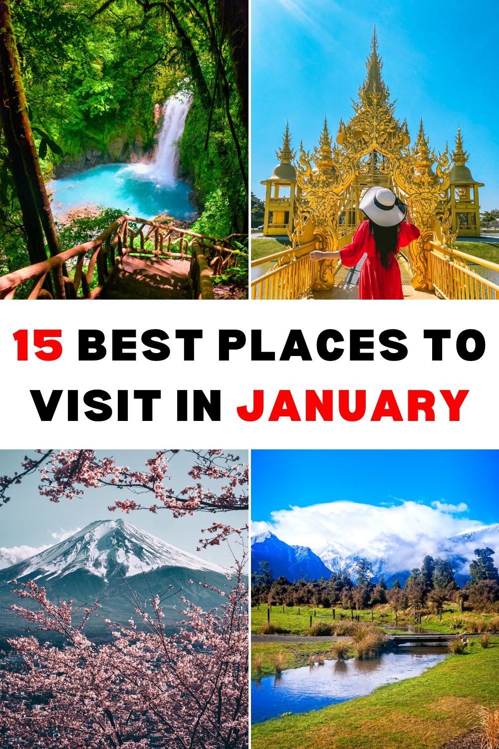 Best Places to Visit in January