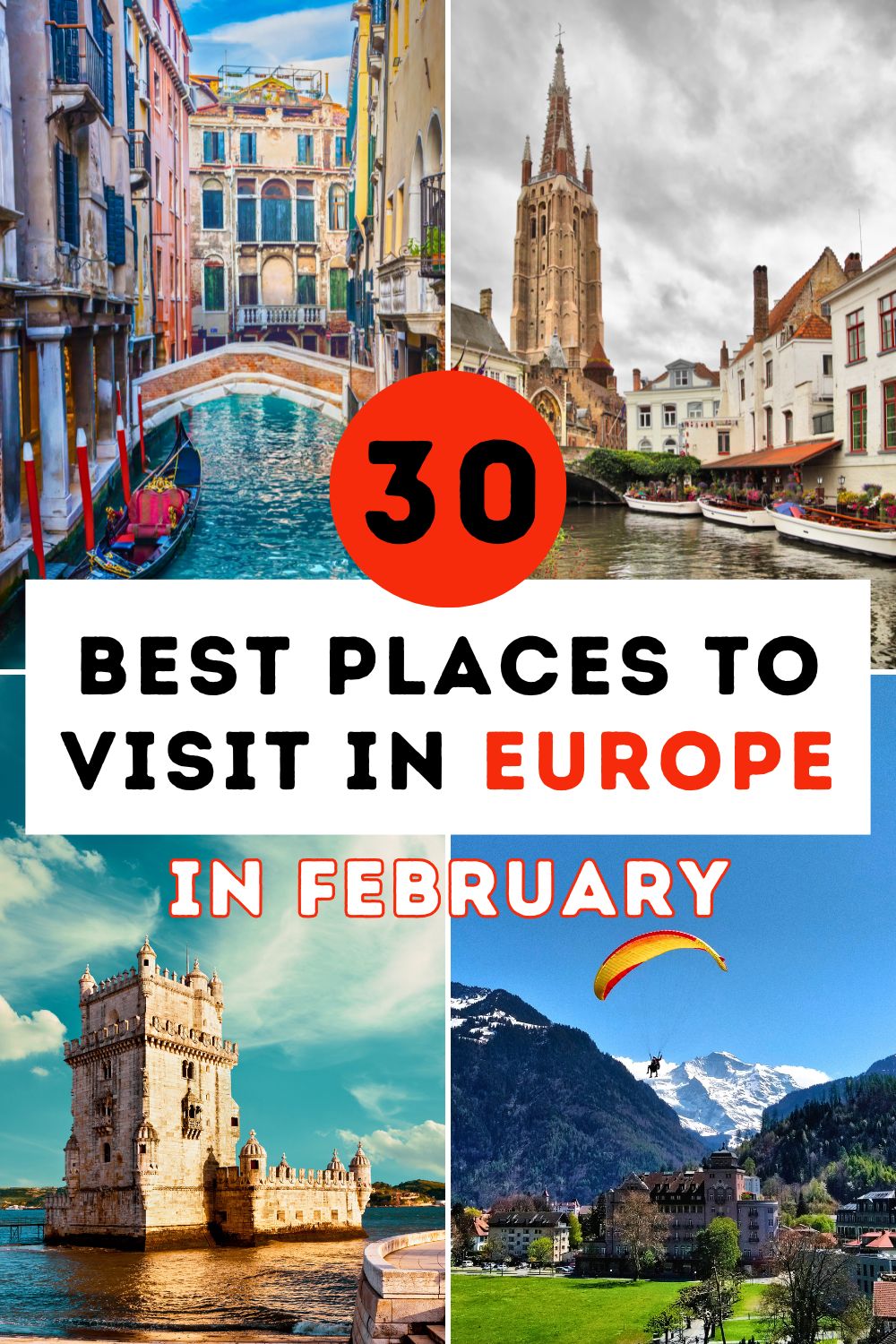 Best Places to Visit in Europe in February