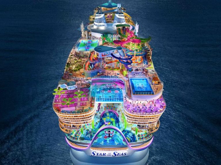 Record-Breaking Mega Ship Begins First Voyage From Florida