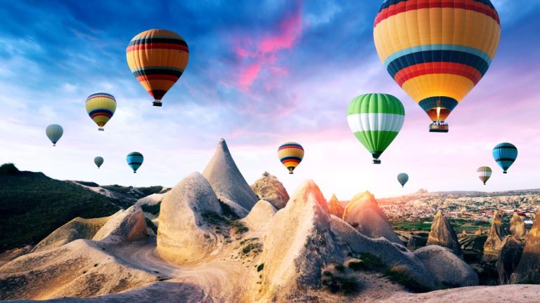 Cappadocia’s Whimsical Rock Formations and Balloon-Filled Skies Create a Dreamlike Haven in Turkey’s Central Plateau