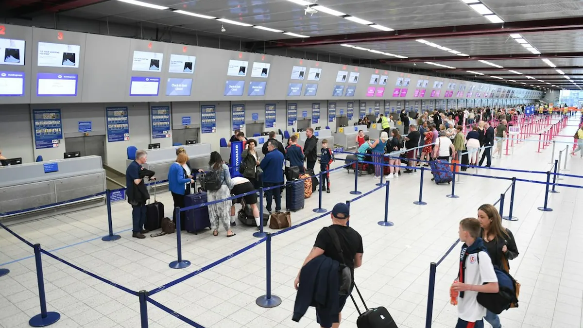 Arrive at the airport three hours early to eliminate rushing, which reduces toddler stress and gives you buffer time for security lines