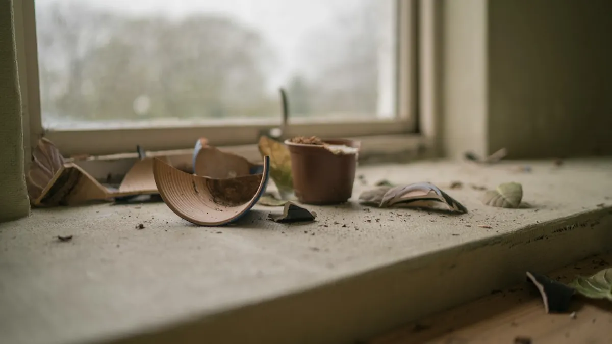 Broken Windows, Damaged Vehicles, and Signs of Theft in Parking Areas