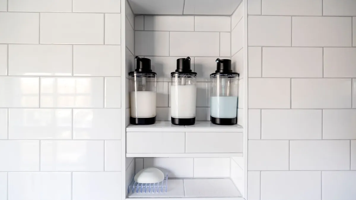 Check the shower stall, closet shelves, and all charging station areas for forgotten toiletries and electronics