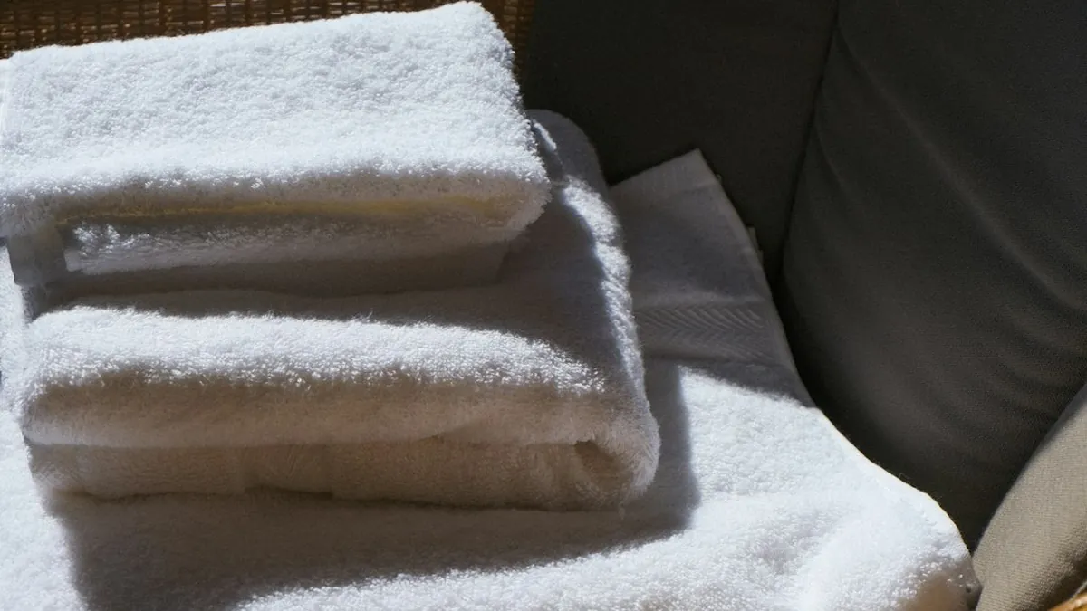 Gather and properly dispose of used towels, trash, and room service items in designated areas