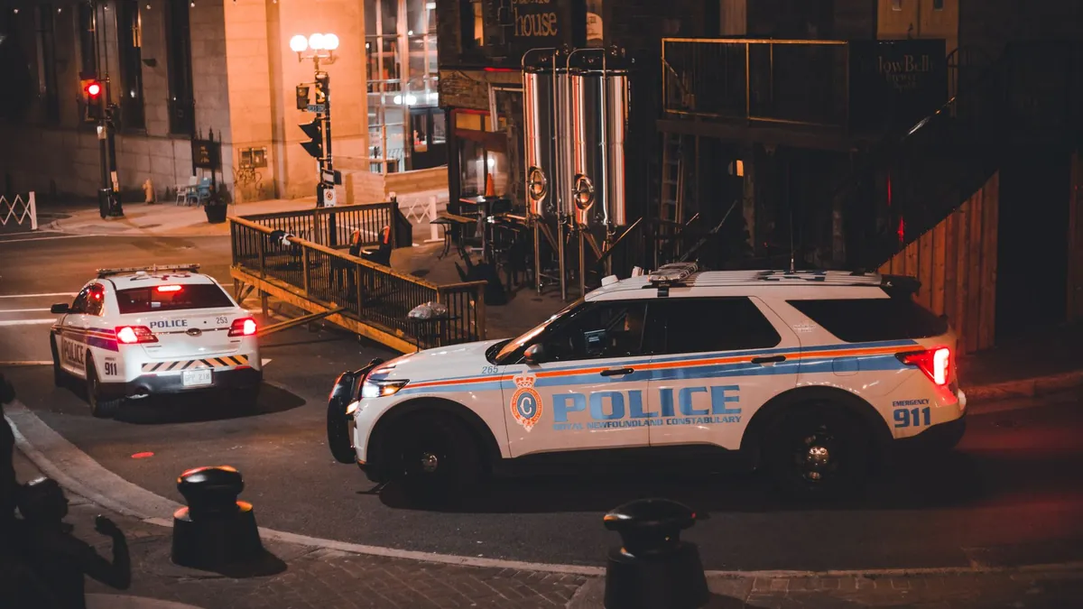 Heavy Police and Security Presence with Frequent Patrols
