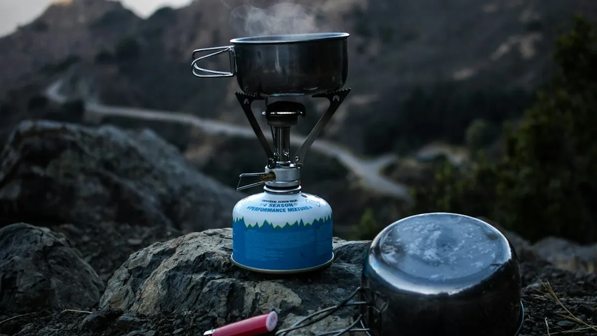 Liquefied Petroleum Gas Cartridges for Camping Stoves
