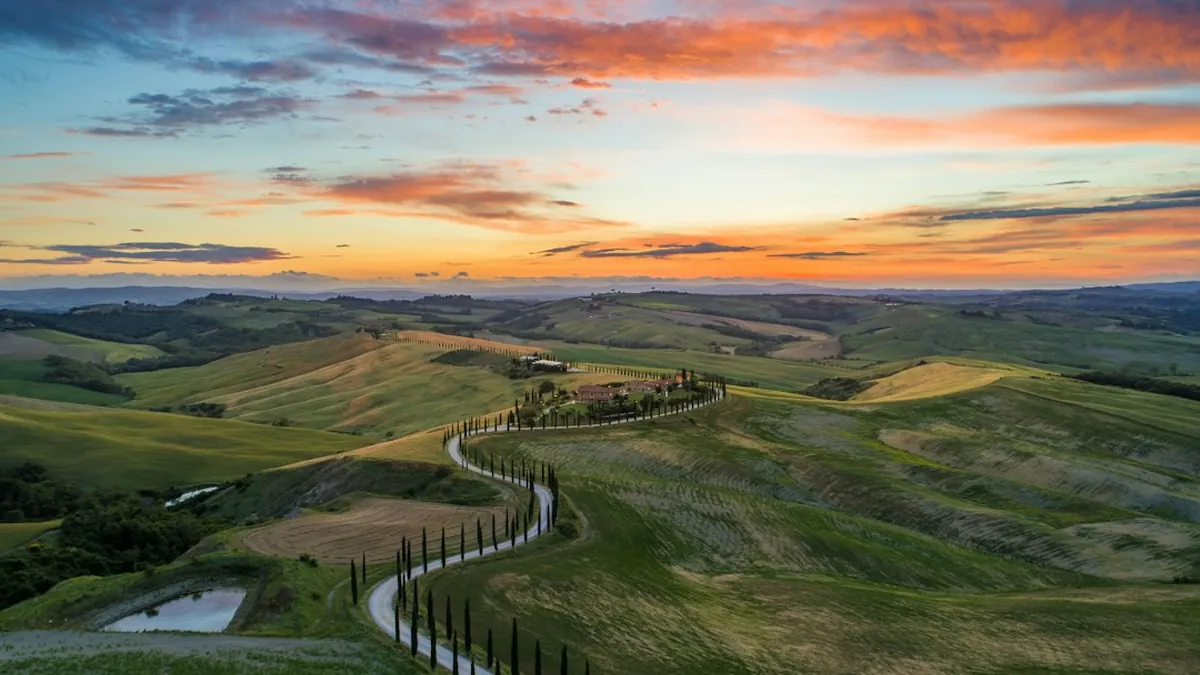 Montalcino in Tuscany
