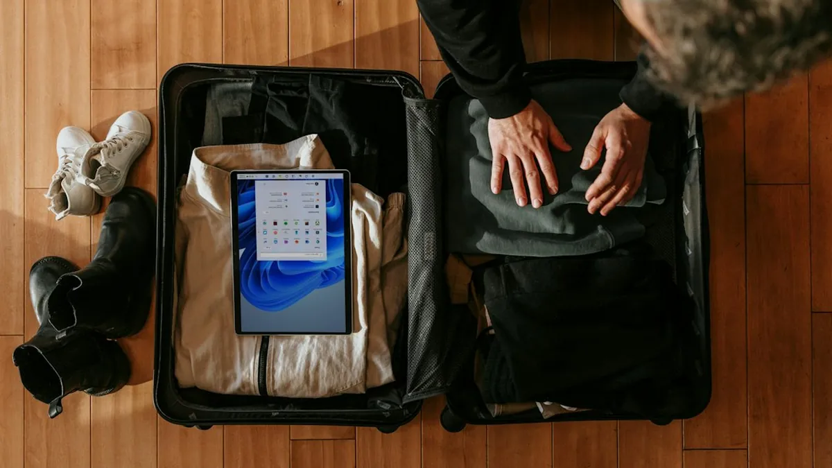 Overpacking Luggage Without Considering Limited Storage Space in Sleeping Compartments