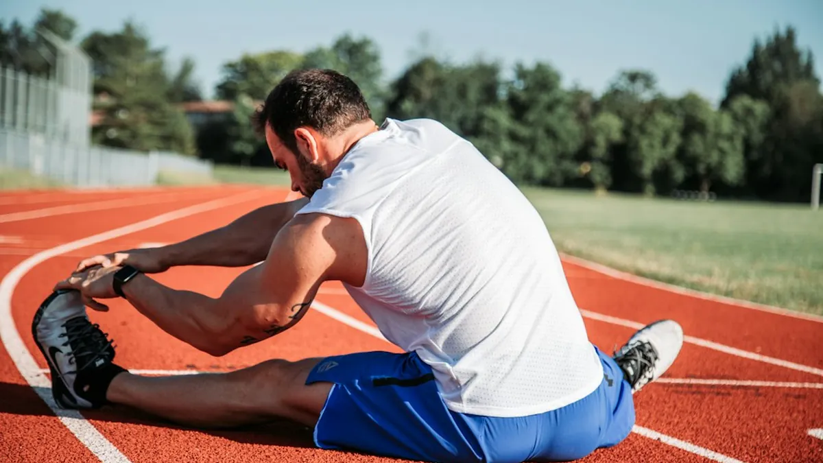 Perform gentle stretching and isometric exercises every 2 hours to maintain circulation and prevent deep vein thrombosis on long red