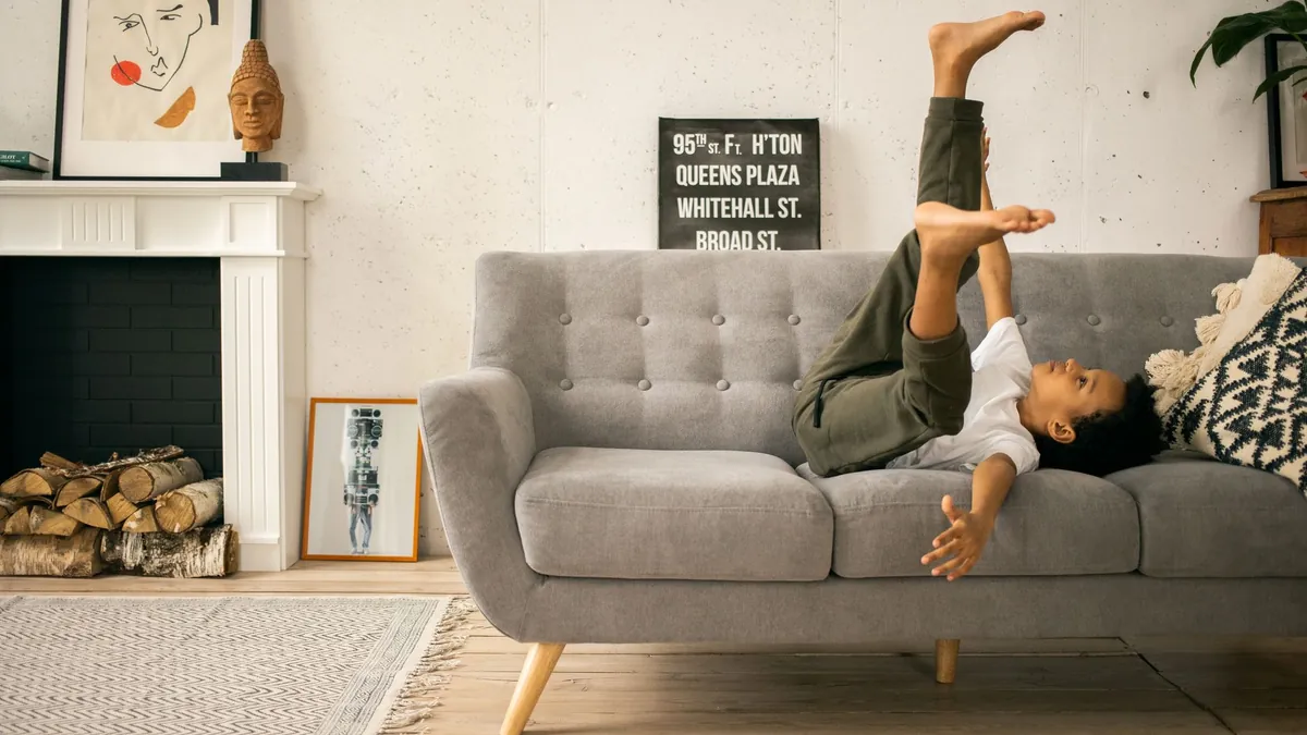 Return all moved furniture pieces to their original positions to maintain room integrity