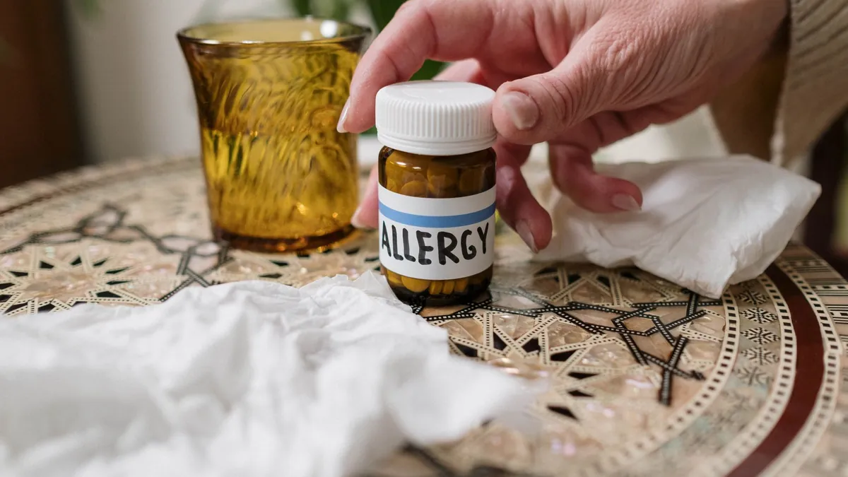 Tissues and Allergy Medication for Respiratory Comfort