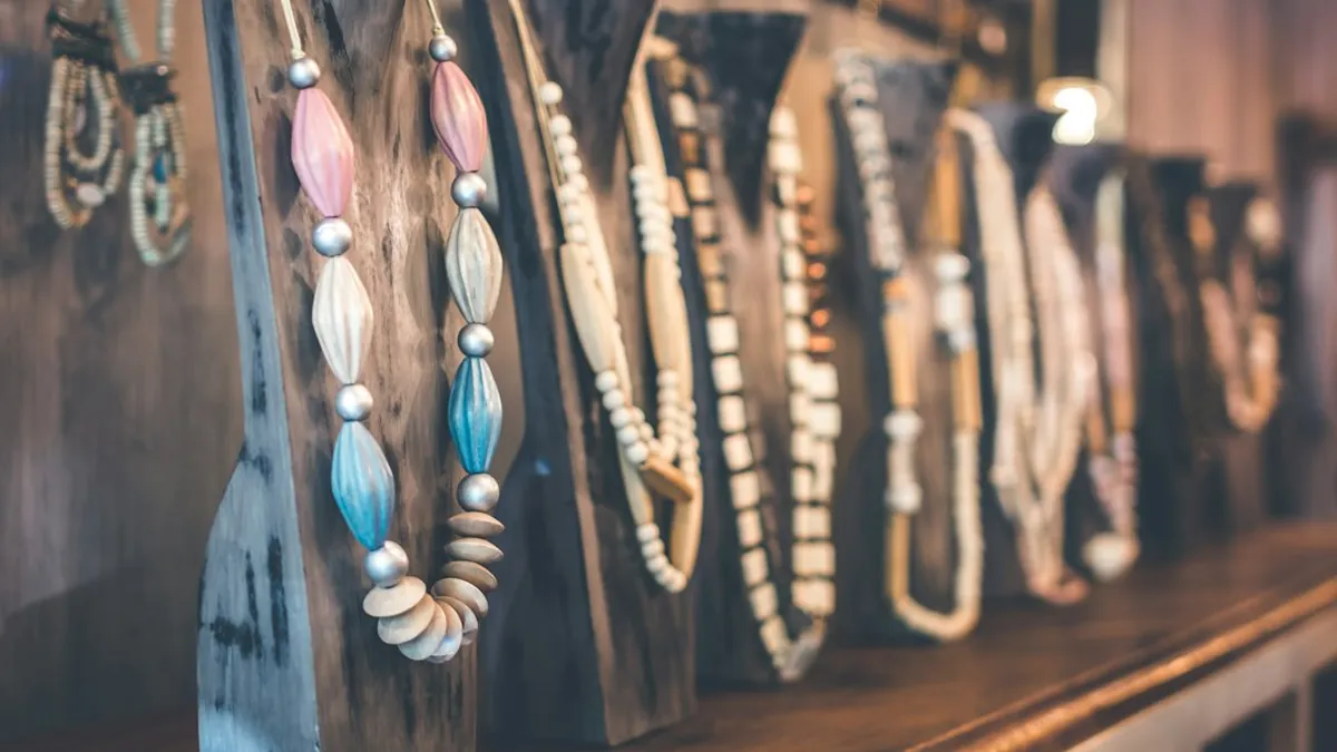 Wear Chunky Jewelry and Accessories on Your Body Instead of Packing Them